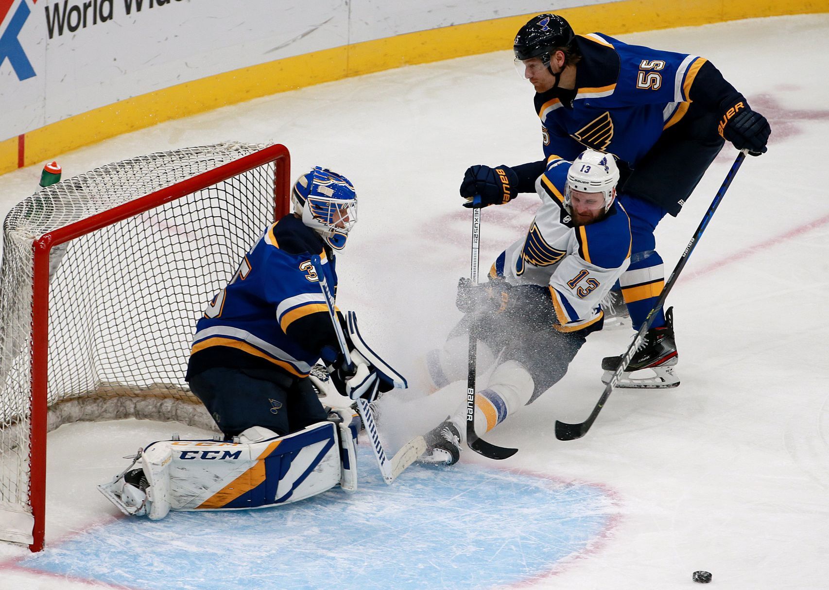 Blues hold first scrimmage at Enterprise